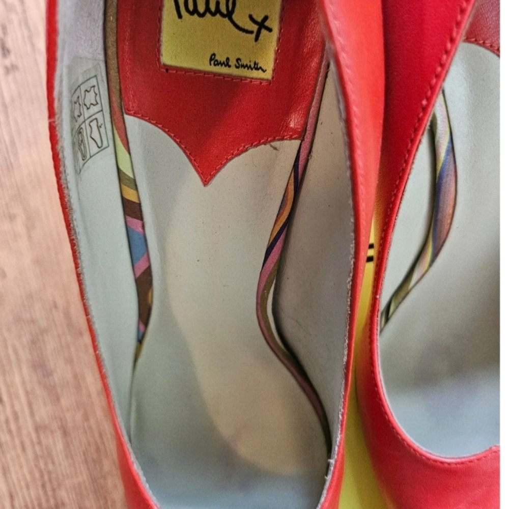 Paul Smith Vibrant Red Heels - Picture 6 of 8